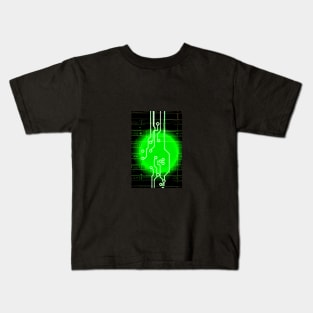 Green circuit board Kids T-Shirt